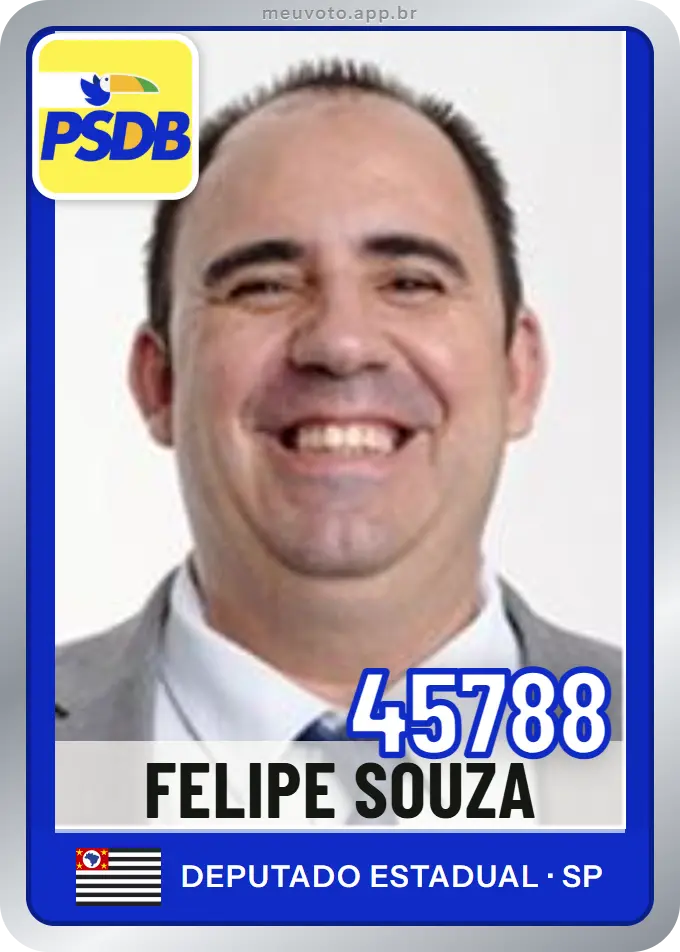 Carta de Felipe Souza, número 45788, PSDB