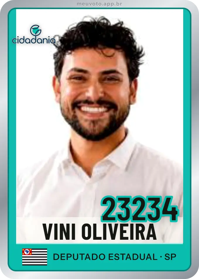 Carta de Vini Oliveira, número 23234, Cidadania