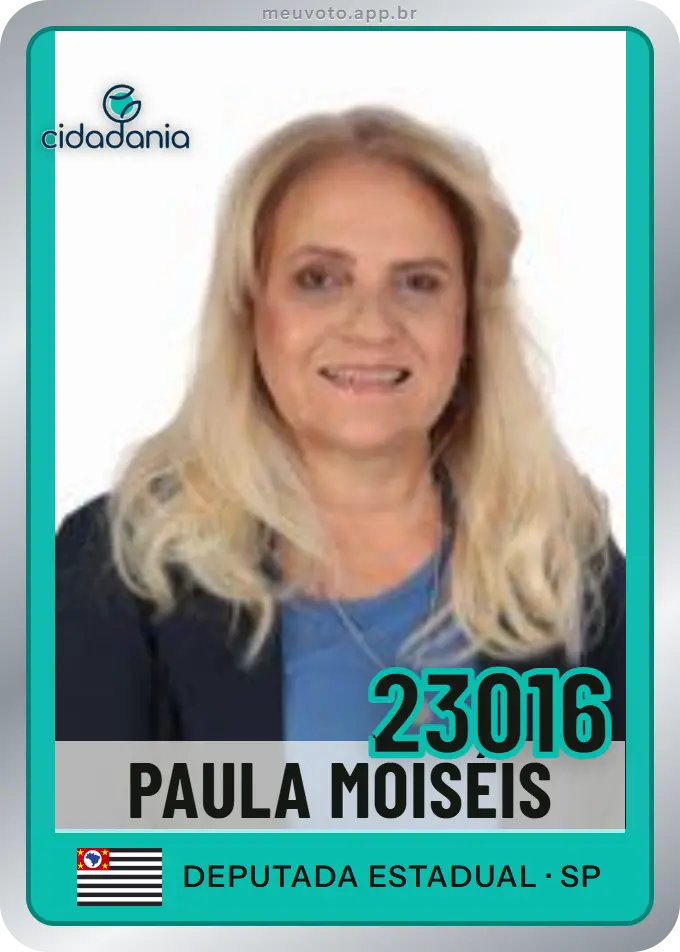 Carta de Paula Moiséis, número 23016, Cidadania