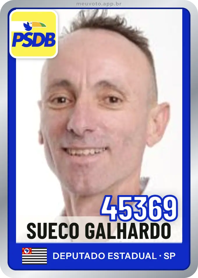 Carta de Sueco Galhardo, número 45369, PSDB