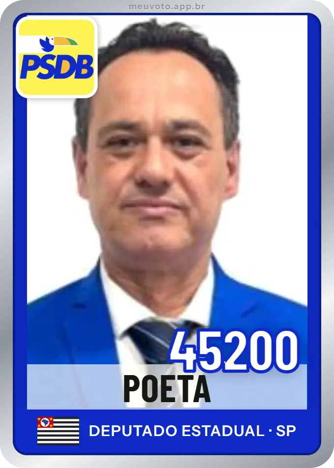 Carta de Poeta, número 45200, PSDB