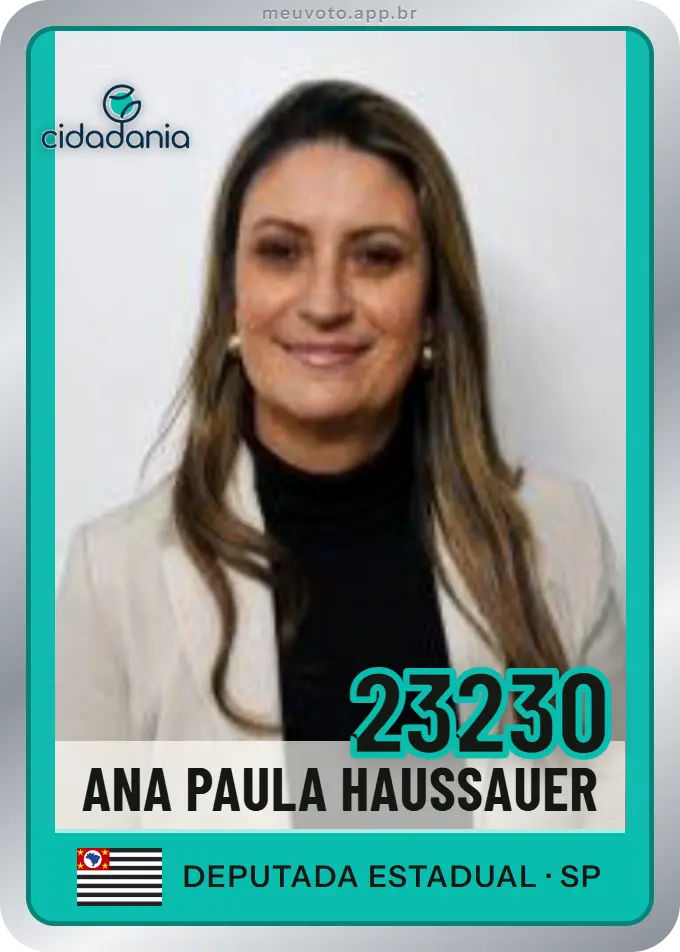 Carta de Ana Paula Haussauer, número 23230, Cidadania