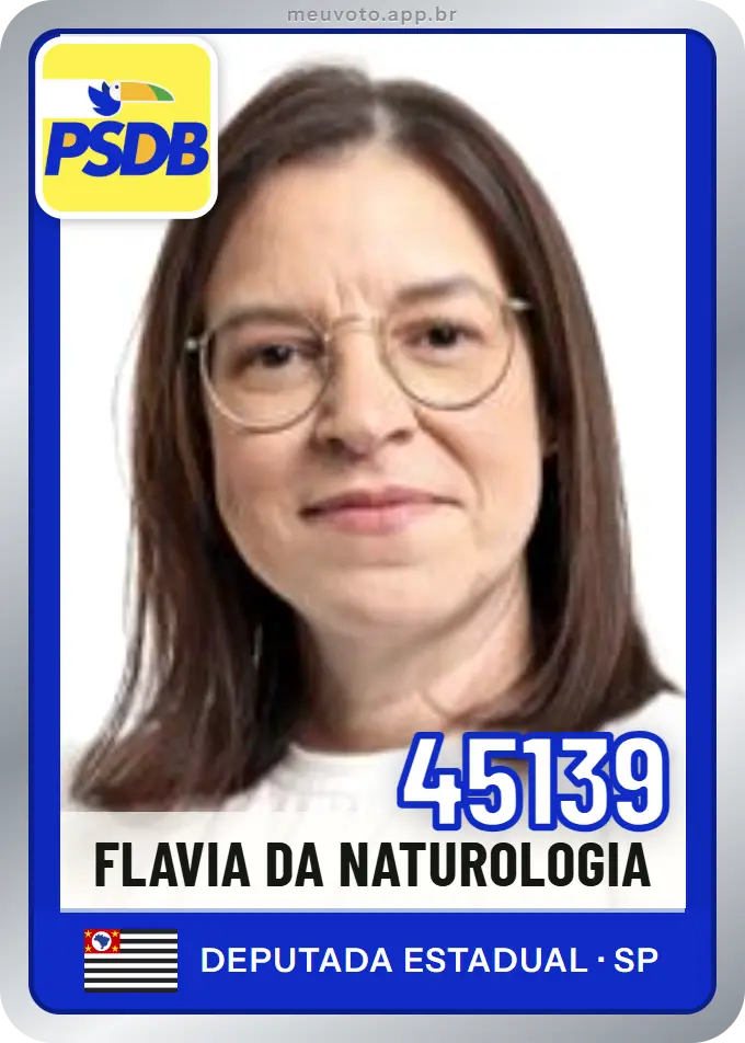 Carta de Flavia da Naturologia, número 45139, PSDB