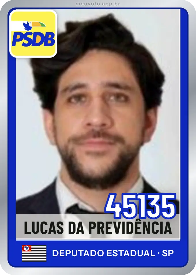Carta de Lucas da Previdência, número 45135, PSDB