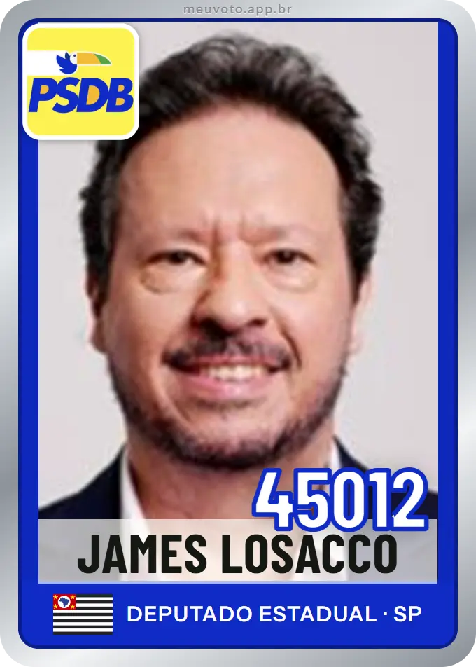 Carta de James Losacco, número 45012, PSDB