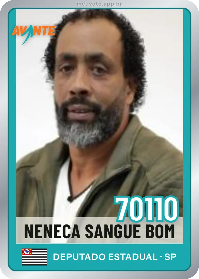 Carta de Neneca Sangue Bom, número 70110, Avante