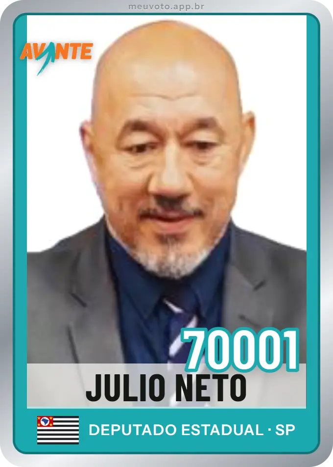 Carta de Julio Neto, número 70001, Avante