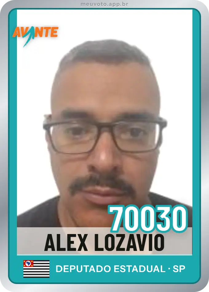 Carta de Alex Lozavio, número 70030, Avante