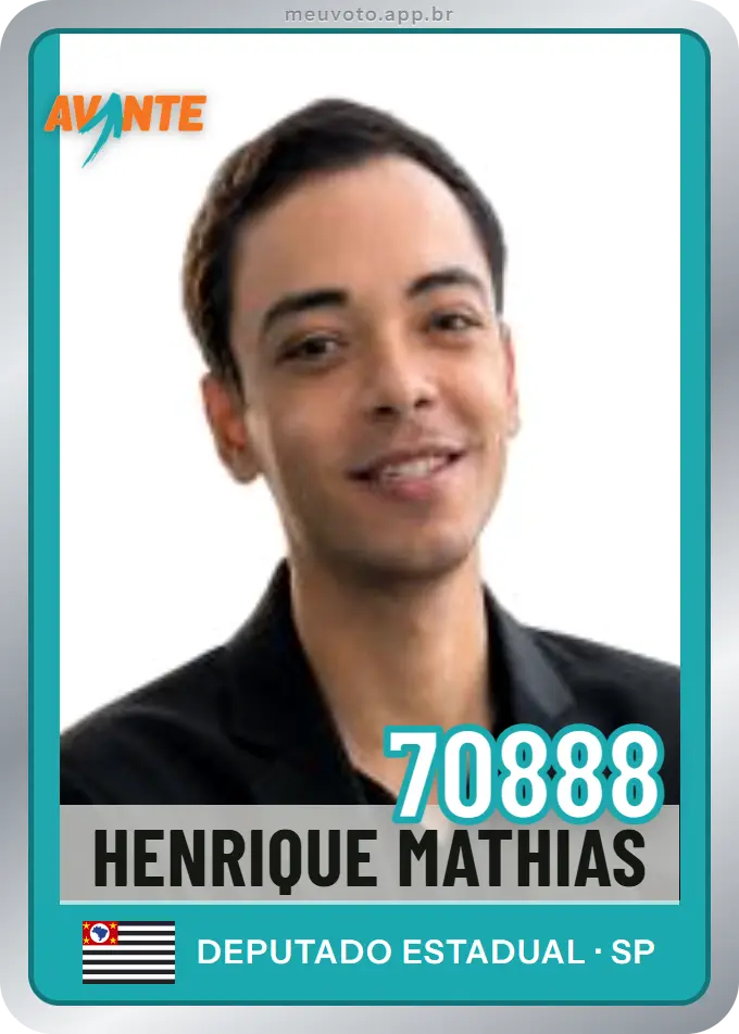 Carta de Henrique Mathias, número 70888, Avante