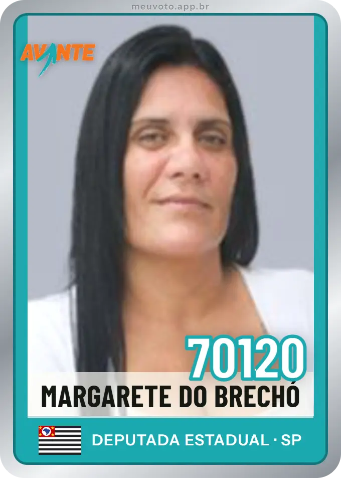 Carta de Margarete do Brechó, número 70120, Avante