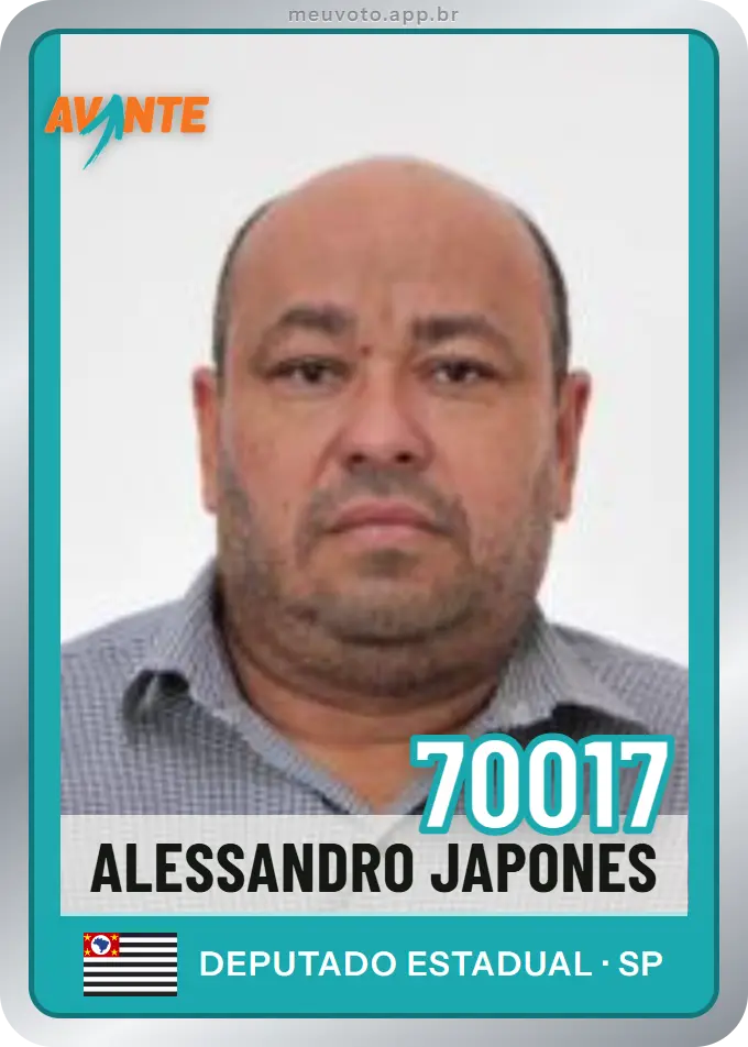 Carta de Alessandro Japones, número 70017, Avante