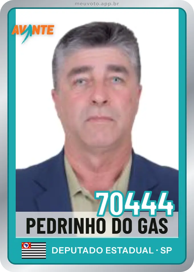 Carta de Pedrinho do Gás, número 70444, Avante