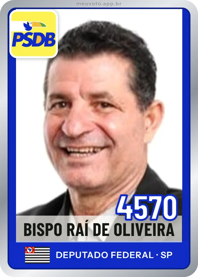 Carta de Bispo Raí de Oliveira, número 4570, PSDB