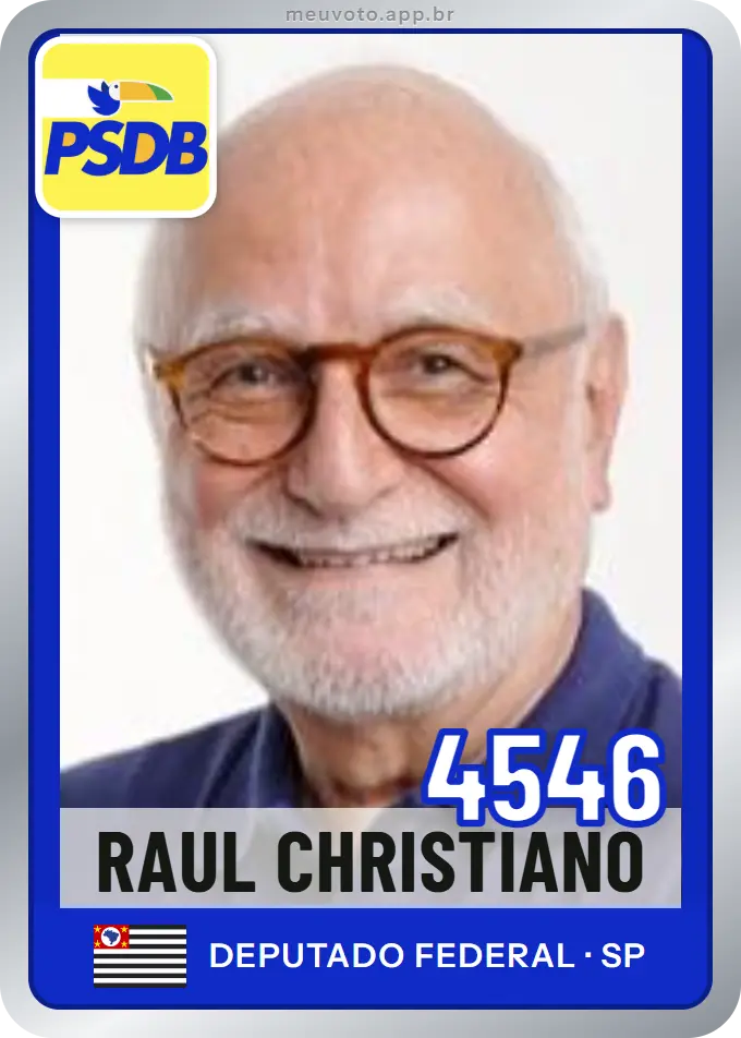 Carta de Raul Christiano, número 4546, PSDB