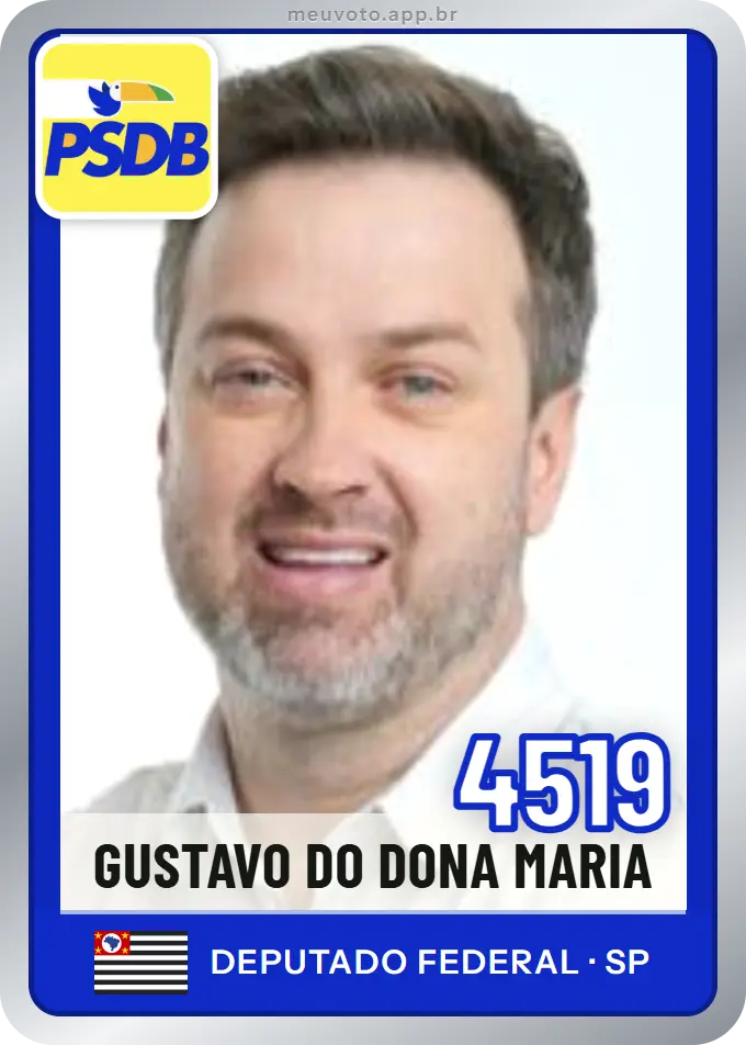 Carta de Gustavo do Dona Maria, número 4519, PSDB