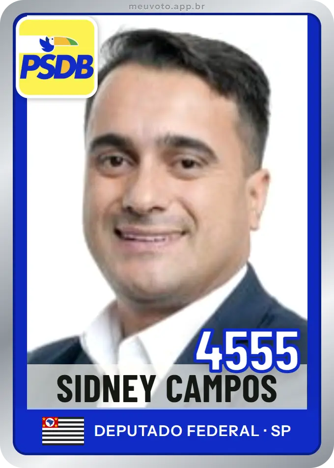 Carta de Sidney Campos, número 4555, PSDB