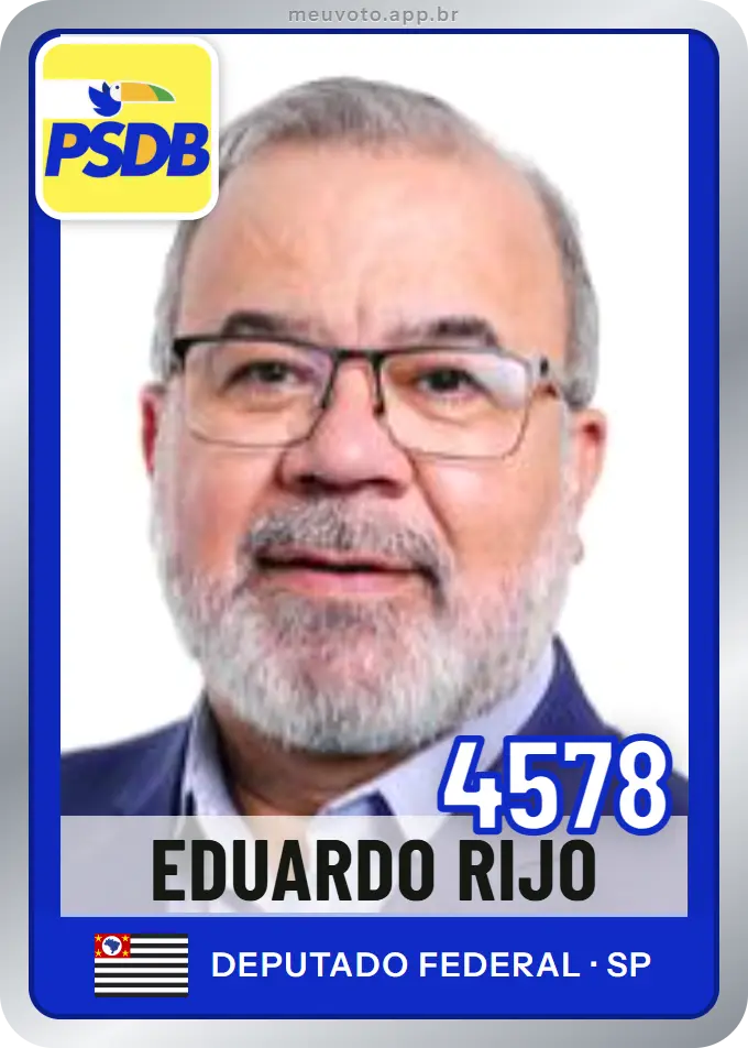 Carta de Eduardo Rijo, número 4578, PSDB