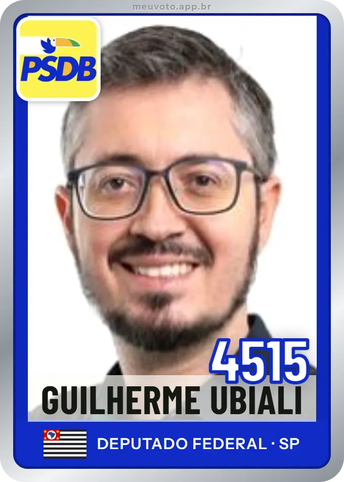 Carta de Guilherme Ubiali, número 4515, PSDB