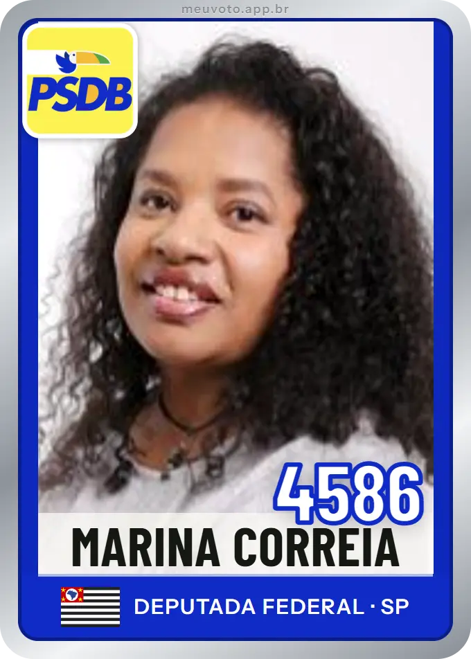 Carta de Marina Correia, número 4586, PSDB