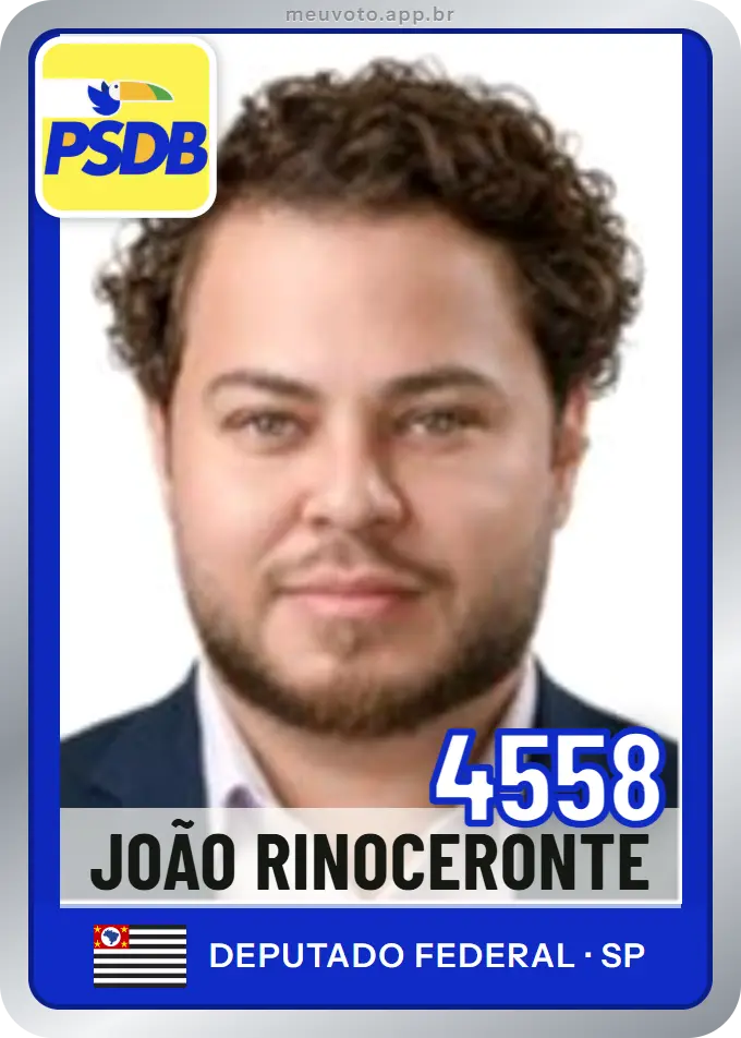 Carta de João Rinoceronte, número 4558, PSDB