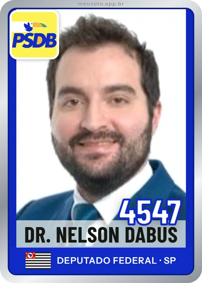 Carta de Dr. Nelson Dabus, número 4547, PSDB