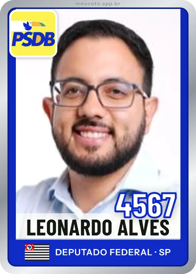 Carta de Leonardo Alves, número 4567, PSDB