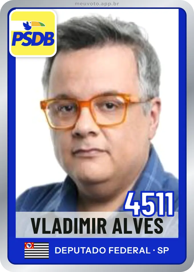 Carta de Vladimir Alves, número 4511, PSDB