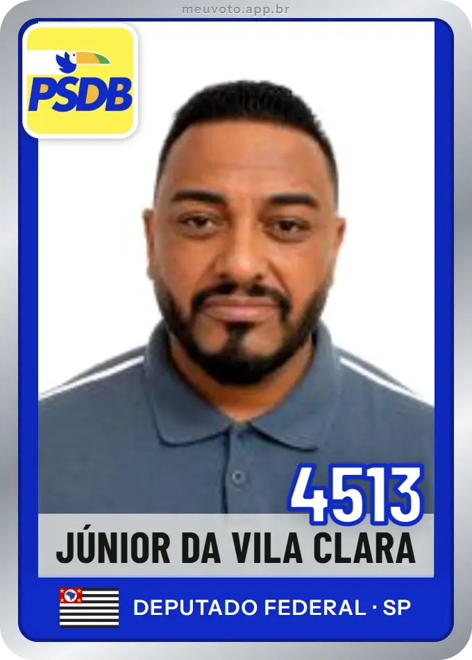 Carta de Júnior da Vila Clara, número 4513, PSDB