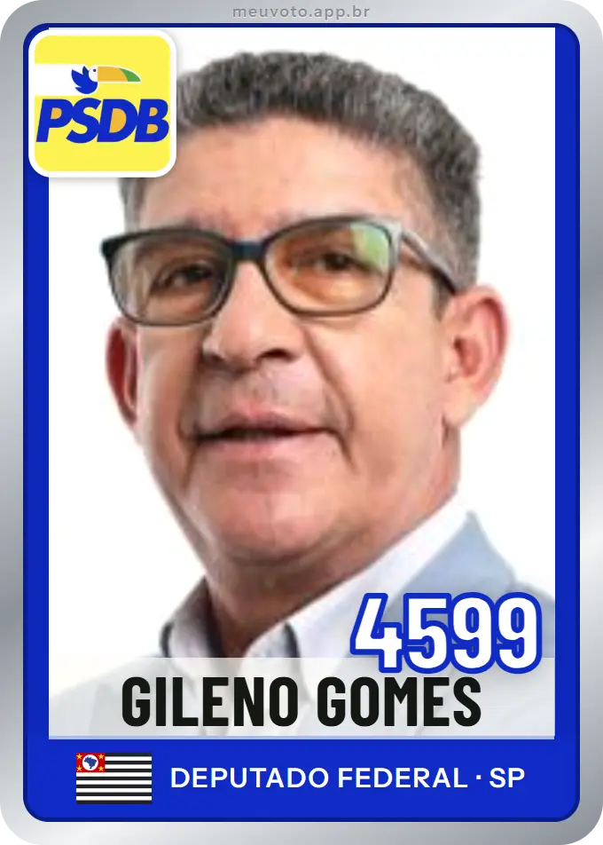 Carta de Gileno Gomes, número 4599, PSDB