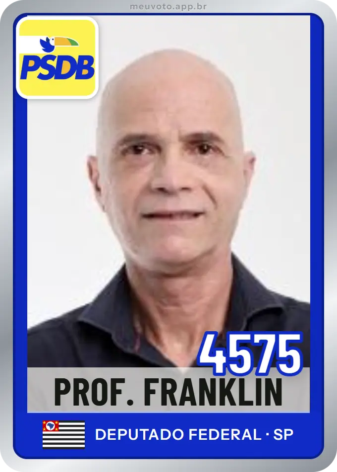 Carta de Prof. Franklin, número 4575, PSDB