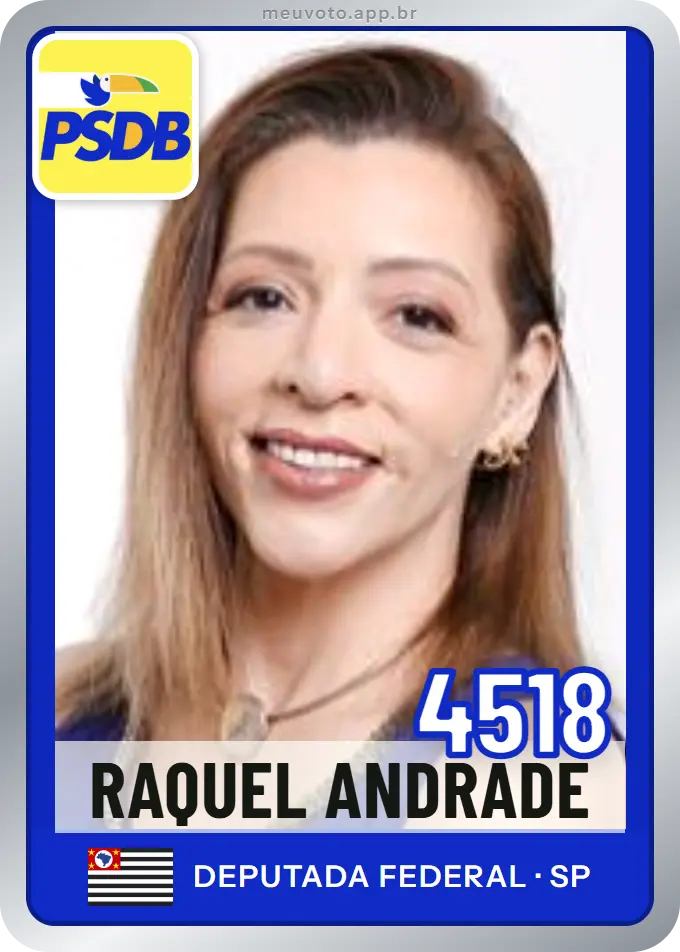 Carta de Raquel Andrade, número 4518, PSDB