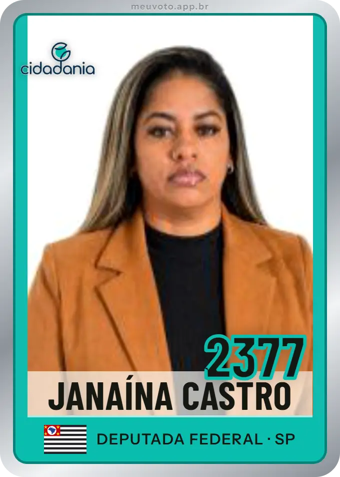 Carta de Janaína Castro, número 2377, Cidadania