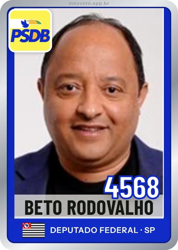Carta de Beto Rodovalho, número 4568, PSDB