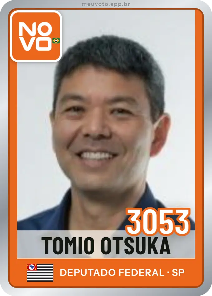 Carta de Tomio Otsuka, número 3053, Novo