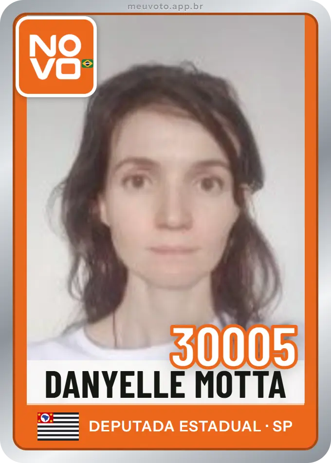 Carta de Danyelle Motta, número 30005, Novo