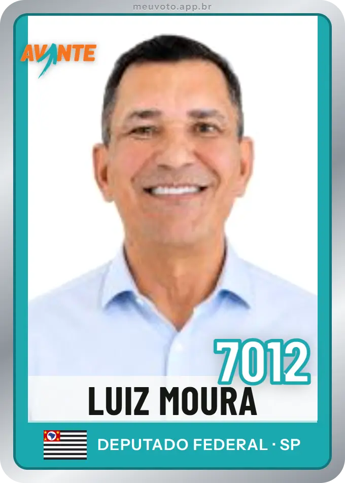 Carta de Luiz Moura, número 7012, Avante