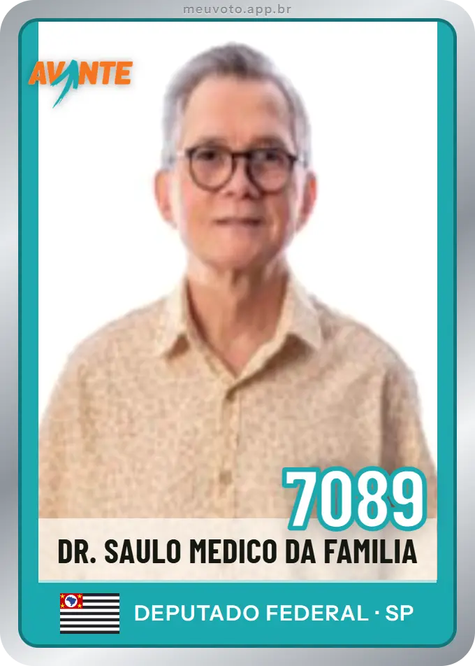 Carta de Dr. Saulo Medico da Familia, número 7089, Avante