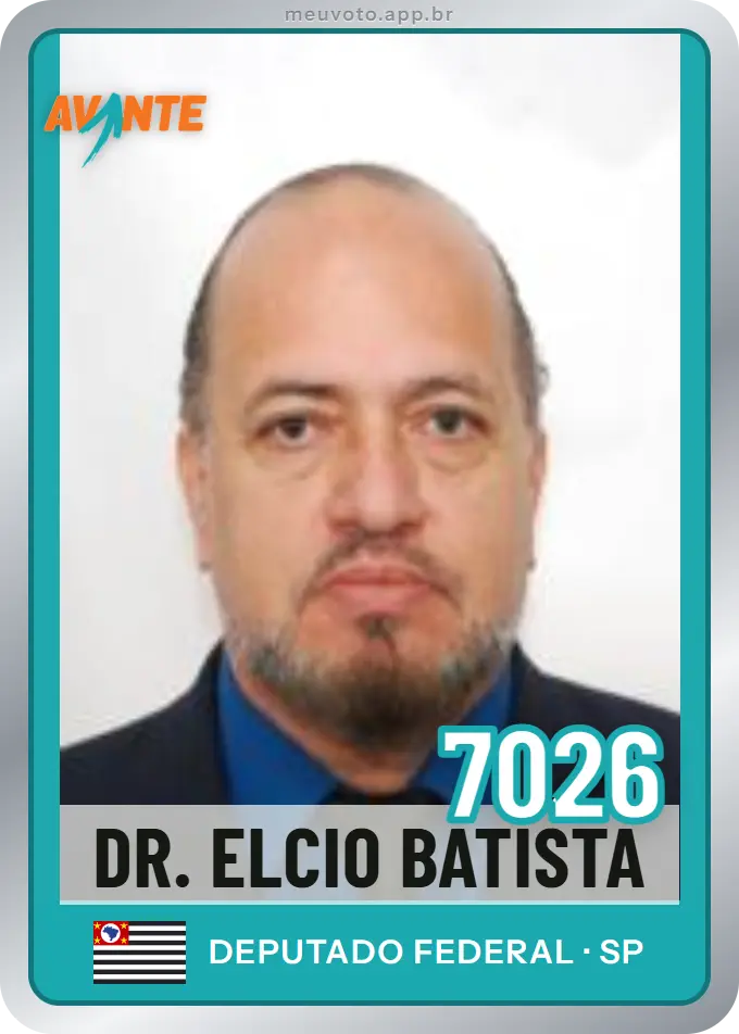 Carta de Dr. Elcio Batista, número 7026, Avante