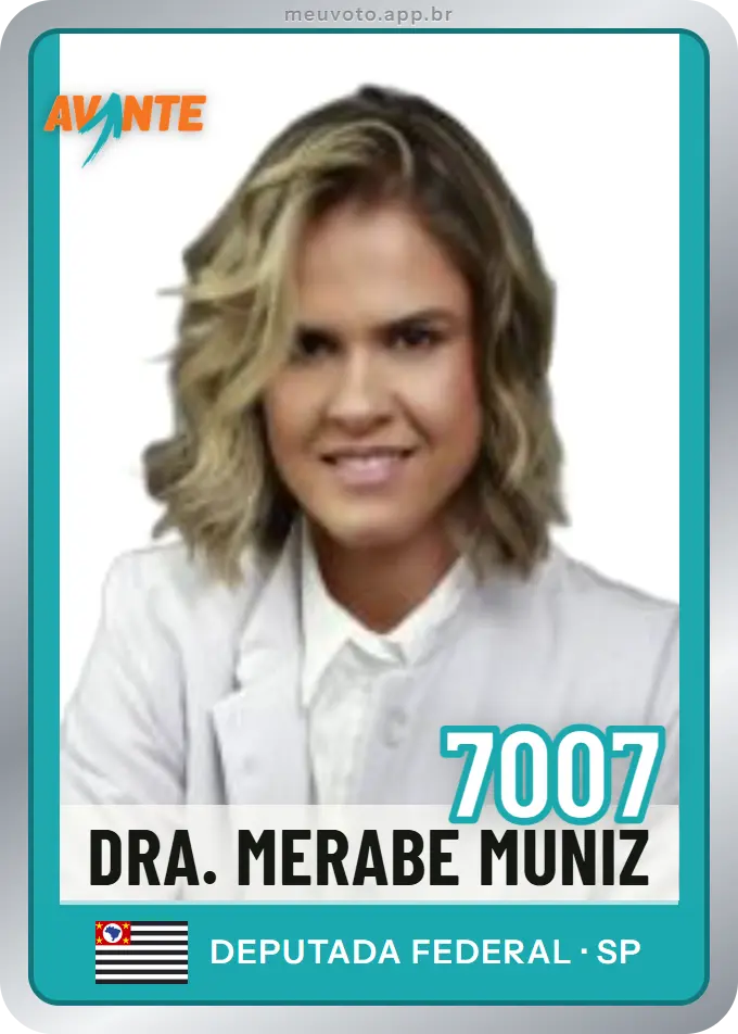 Carta de Dra. Merabe Muniz, número 7007, Avante