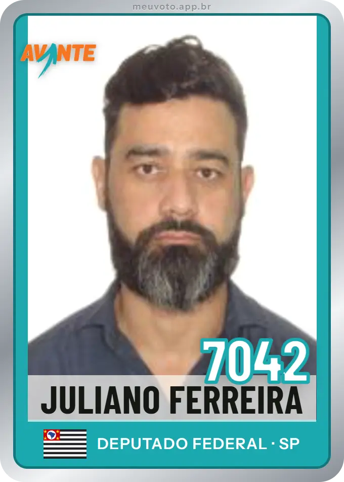 Carta de Juliano Ferreira, número 7042, Avante