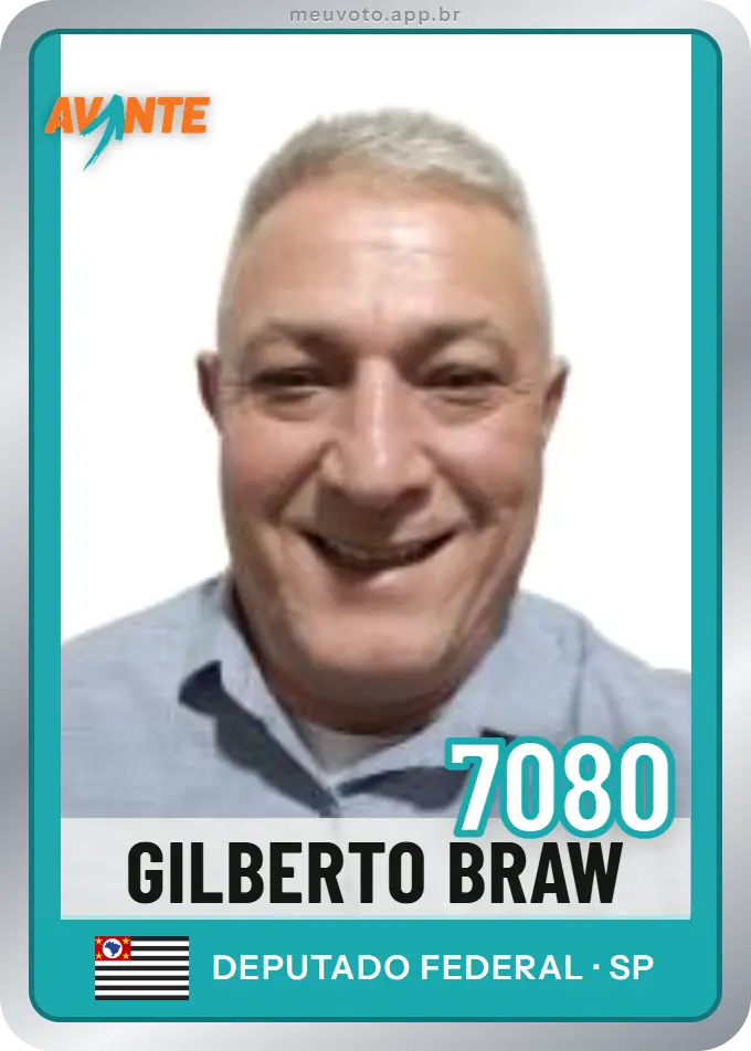 Carta de Gilberto Braw, número 7080, Avante
