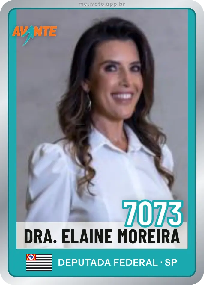 Carta de Dra. Elaine Moreira, número 7073, Avante