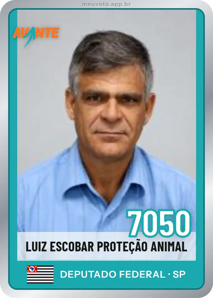 Carta de Luiz Escobar Proteção Animal, número 7050, Avante