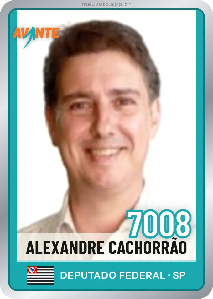 Carta de Alexandre Cachorrão, número 7008, Avante