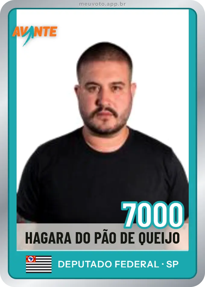 Carta de Hagara do Pão de Queijo, número 7000, Avante