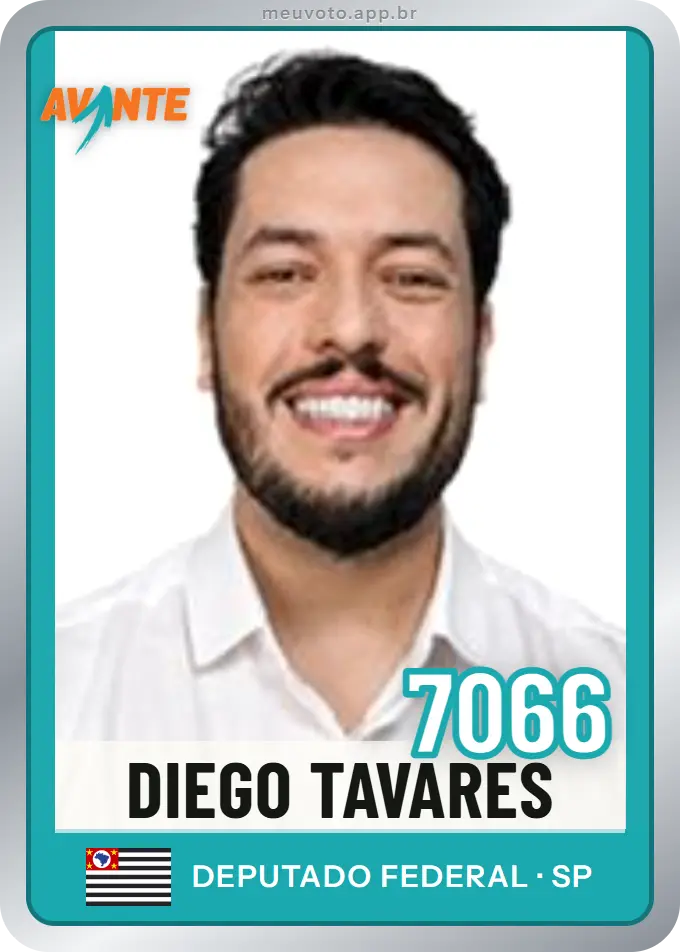 Carta de Diego Tavares, número 7066, Avante