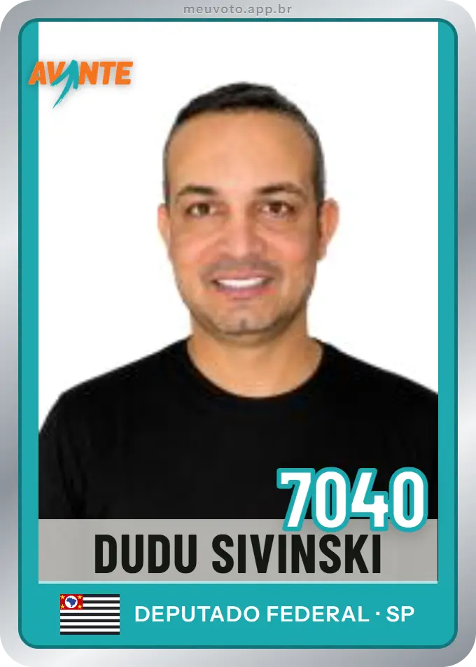 Carta de Dudu Sivinski, número 7040, Avante