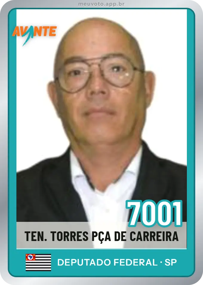 Carta de Ten. Torres Pça de Carreira, número 7001, Avante
