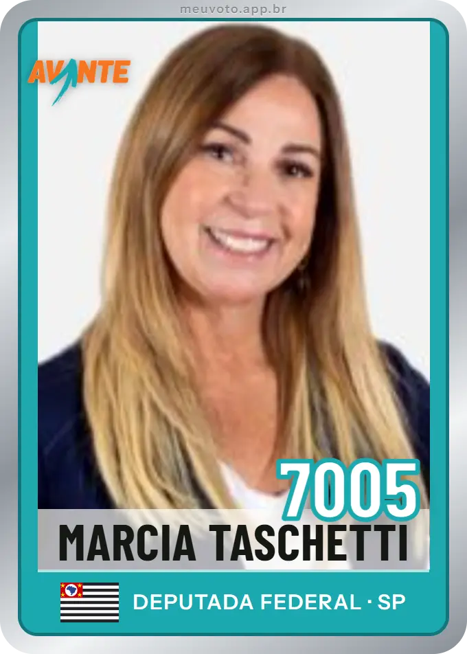 Carta de Marcia Taschetti, número 7005, Avante