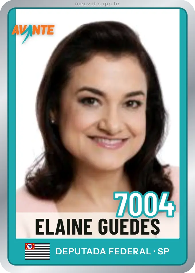 Carta de Elaine Guedes, número 7004, Avante
